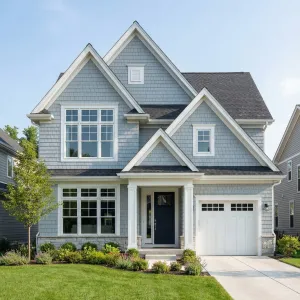 Gabled Front Gridlight Family Cottage