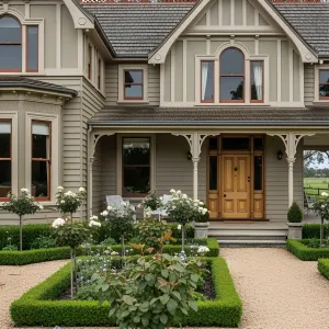 Victorian Splendor with Quaint Porch and Prim Gardens