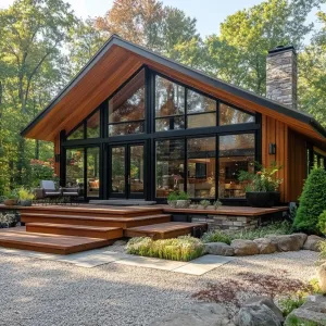 Gable House Hideaway: Wooden Wonder