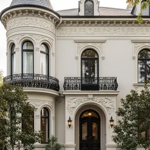 Whimsical Wonderland of Turrets and Trim