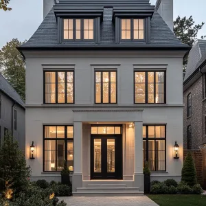 Modern Majesty: A French Façade Fantasy