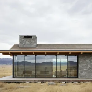 Prairie-Skimming Granite Glasshouse