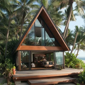 Rustic Surfside A-Frame