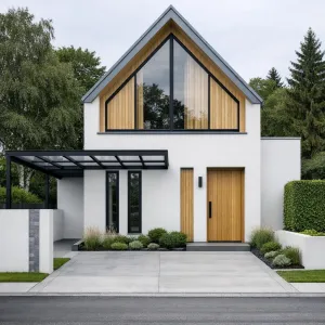 Nordic Cedar Frame Gardenfront Home