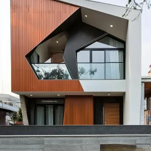 Geometrically Whimsical Modern House