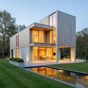 Timber Lantern Home By Reflecting Lawn