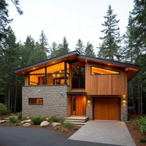 Retro Ridge Among Timber Tops