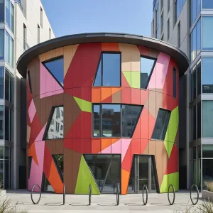 Polygon Parade Rotunda With Slant-Cut Windows