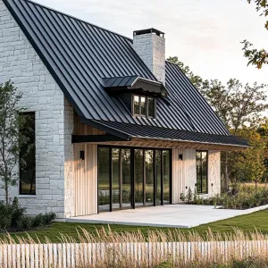 Modern Barn House With Steel Roof