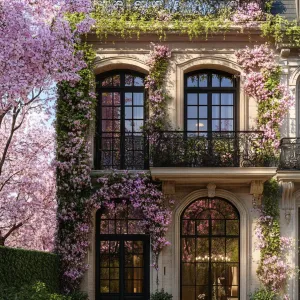 Spring Blossoms Embracing Classic Elegance