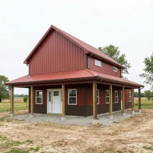 Red Ridge Wraparound Porch Barnhome