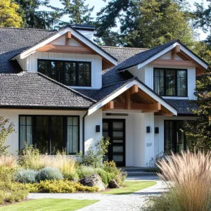 Quirky Gabled Oasis Among Evergreens