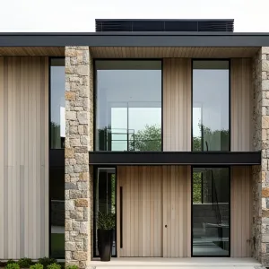 Sleek Stone Escape: A Modern Marvel