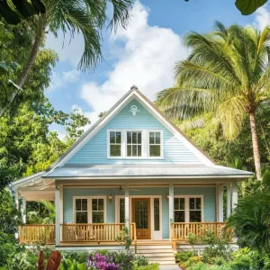 Azure Retreat Amidst Emerald Greens