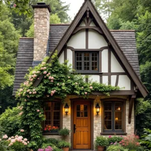 Timber-Clad Delight in Bloom