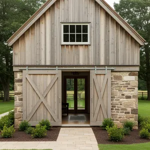Rustic Barn-Style Getaway in the Meadow