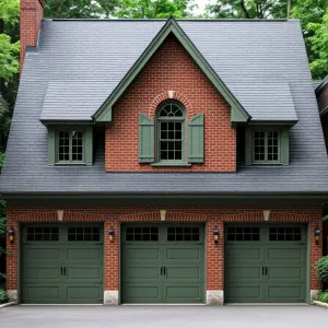 Quaint Brick Hideaway with Verdant Accents