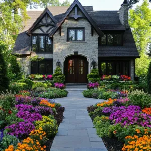 Preview of Charming Cottage with Vibrant Garden Pathway