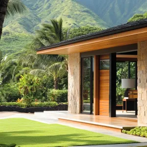 Lush Mountaintop Retreat: Glass and Grass Escape