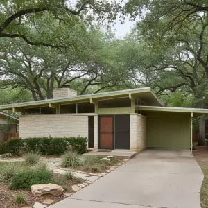Sage Canopy Midcentury Ranch