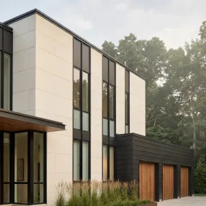 Calm Grove Vertical Window Residence