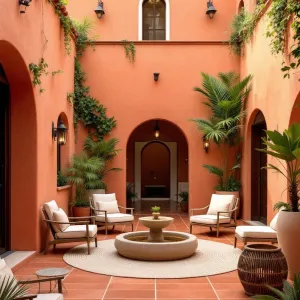 Sunlit Terracotta Tranquility