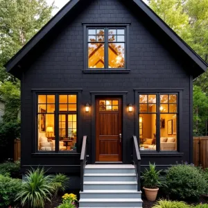 Charming Modern Dark Cottage
