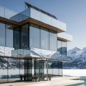 Mirror Magic: The Ski Lodge Illusion