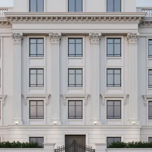 Columned Splendor: A Modern Ode to Antiquity