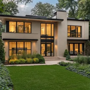 Modern Marvel in a Garden Oasis