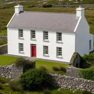 A Quaint Red-Door Haven in the Irish Countryside