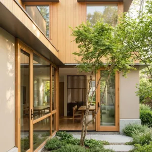 Courtyard Maple Grove Zen House