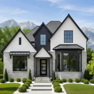 Alpine Monochrome Bayfront Tudor