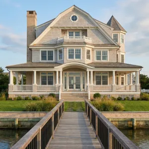Bayfront Veranda Crown Shingle House