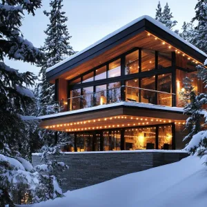 Enchanted Winter Abode in the Pines