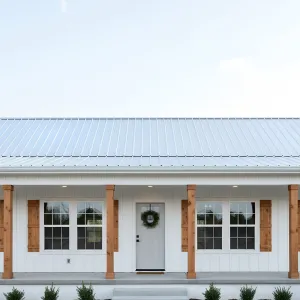 Whiteboard Porch Ranch With Cedar Trim
