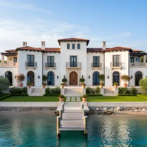 Mediterranean Oasis: A Waterfront Wonder