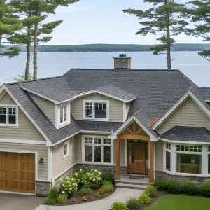 Lakeside Symphony: A Cozy Architectural Retreat