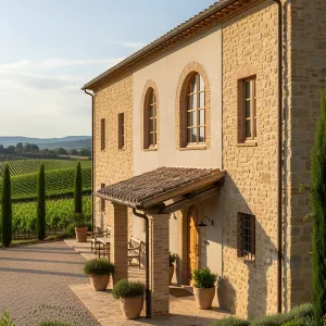 Sunlit Elegance Amidst the Vines