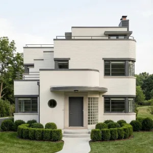 Terraced Deco Garden Pavilion