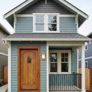 Fresh Coastal Craftsman Cottage Front