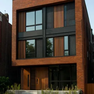 Brick House with a Modern Twist