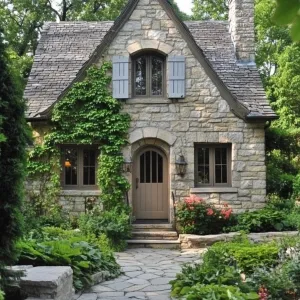 Stone Sanctuary with Secret Garden