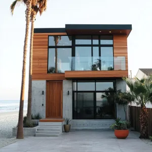 Modern Coastal Cube Retreat