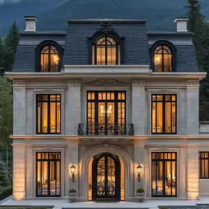 Neoclassical Elegance in Mountain Majesty