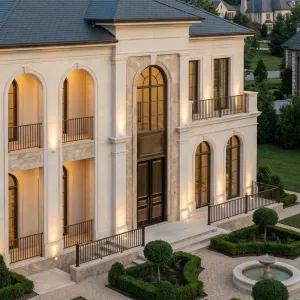 Sunlit Boulevard Manor With Terrace Balconies