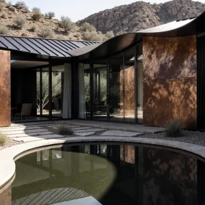 Pondside Reverie: A Contemporary Pond Abode