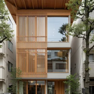 Architectural Symphony in Cedar