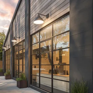 Reflective Romance: Storefront Serenity