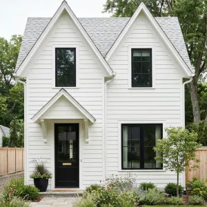 Tall Twin Gable City Cottage